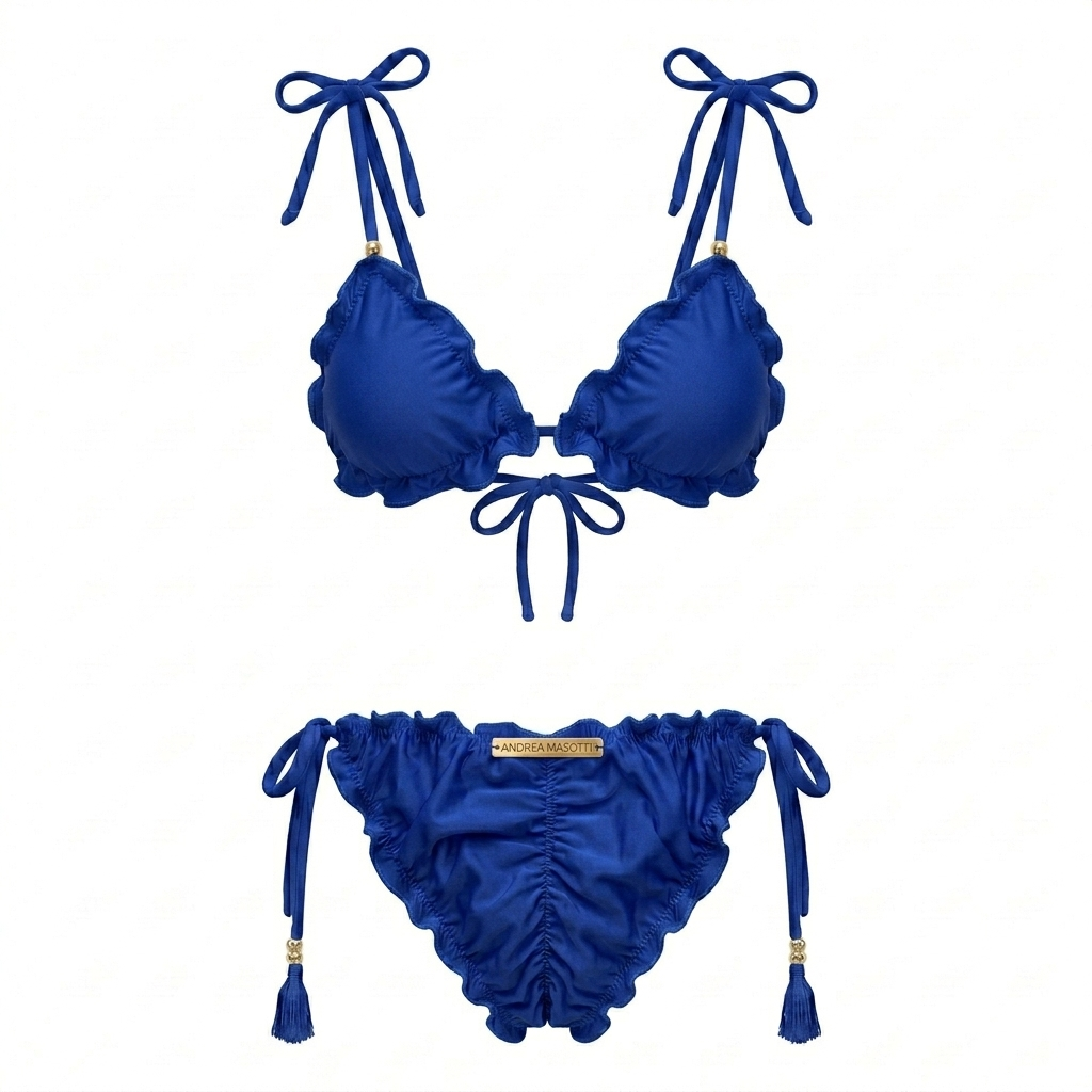 BIKINI 4 TIRAS UNICOLOR - Imagen 15