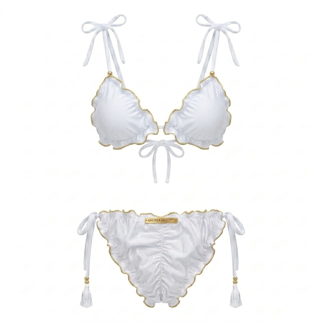 BIKINI 4 TIRAS UNICOLOR - Imagen 11