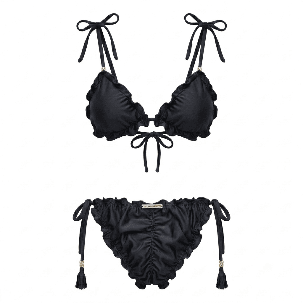 BIKINI 4 TIRAS UNICOLOR - Imagen 13