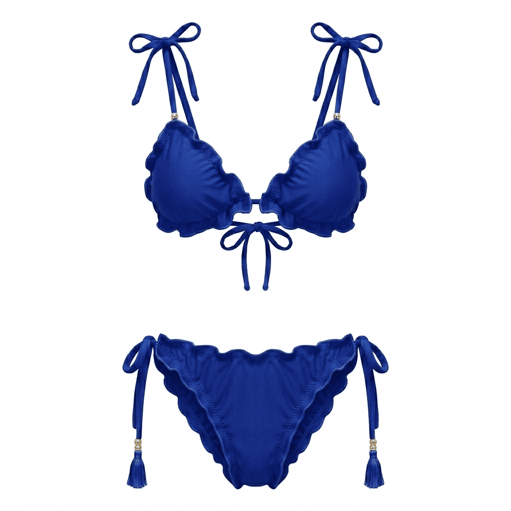 BIKINI 4 TIRAS UNICOLOR - Imagen 14
