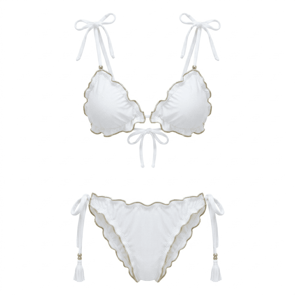 BIKINI 4 TIRAS UNICOLOR - Imagen 10